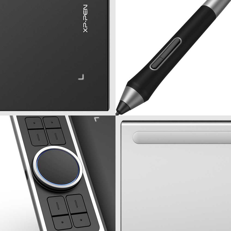 Графический планшет XPPen Deco Pro Small USB черный/серебристый