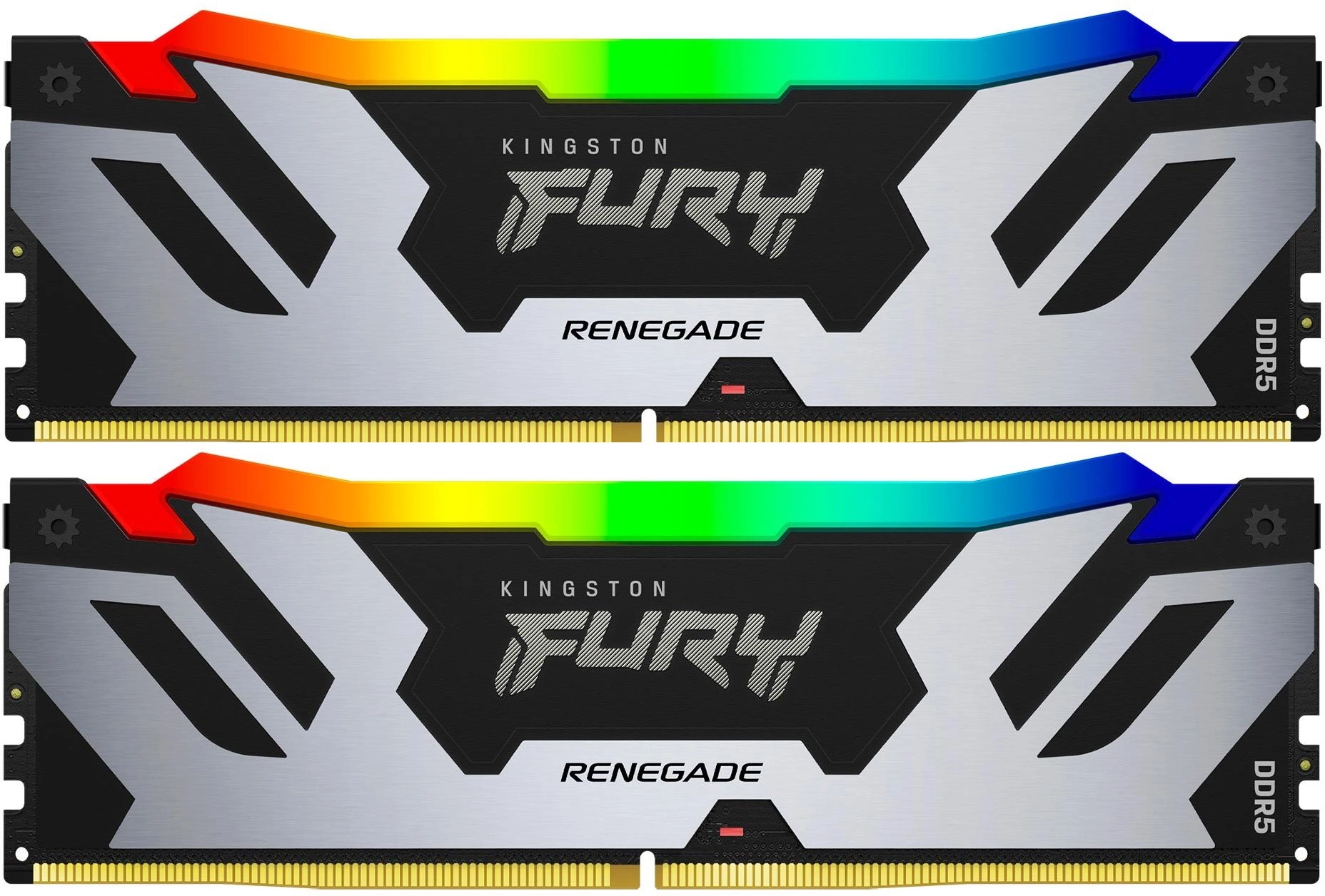 Память DDR5 2x16GB 7200MHz Kingston KF572C38RSAK2-32 Fury Beast RGB RTL Gaming PC5-57600 CL38 DIMM 288-pin 1.45В kit single rank с радиатором Ret