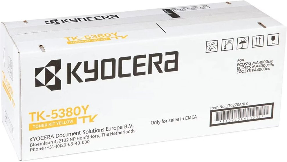 Картридж лазерный Kyocera TK-5380Y 1T02Z0ANL0 желтый (10000стр.) для Kyocera PA4000cx/MA4000cix/MA4000cifx
