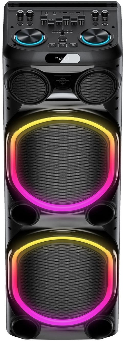 Минисистема Supra SMB-1300 черный 200Вт FM USB BT micro SD