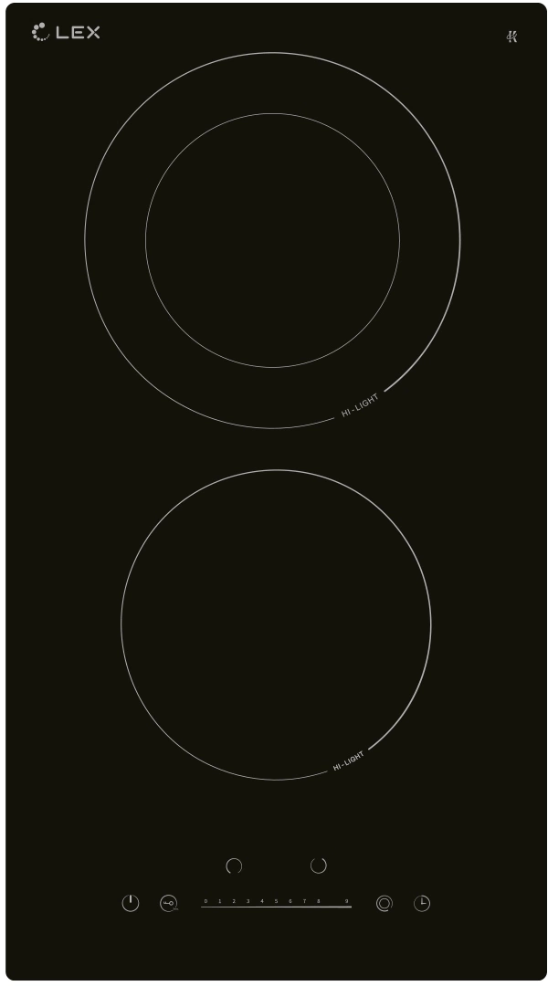 Варочная поверхность Lex EVH 321A BL черный