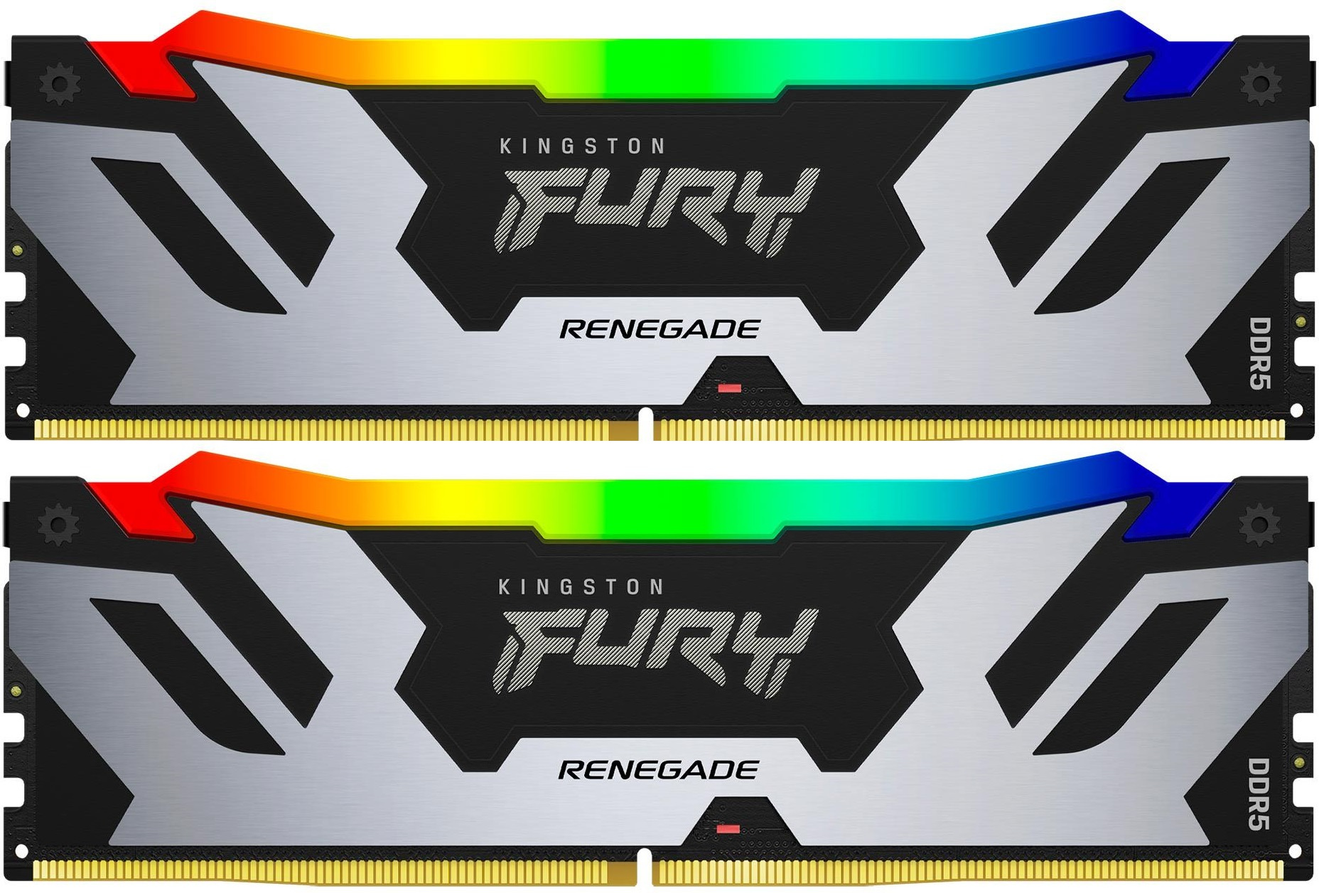 Память DDR5 2x32GB 6400MHz Kingston KF564C32RSAK2-64 Fury Renegade XMP RGB RTL Gaming PC5-51200 CL32 DIMM 288-pin 1.4В kit dual rank с радиатором Ret