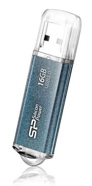 Флеш Диск Silicon Power 16GB Marvel M01 SP016GBUF3M01V1B USB3.0 синий