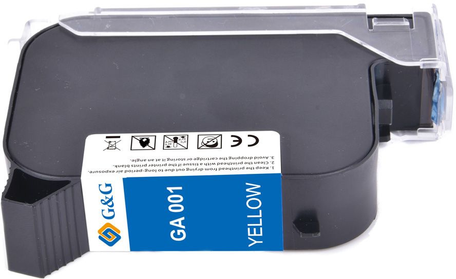 Картридж струйный G&G GA-001Y желт.пигм. (42мл) для G&G GG-HH1001 с чипом