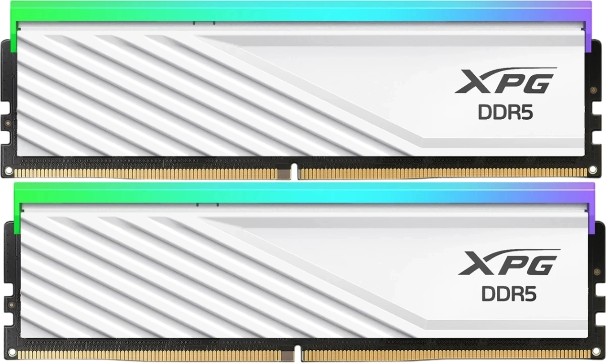 Память DDR5 2x16GB 6000MHz A-Data AX5U6000C3616G-DTLABRWH XPG Lancer Blade RGB RTL Gaming PC5-48000 CL36 DIMM UDIMM ECC 288-pin 1.35В kit single rank с радиатором Ret