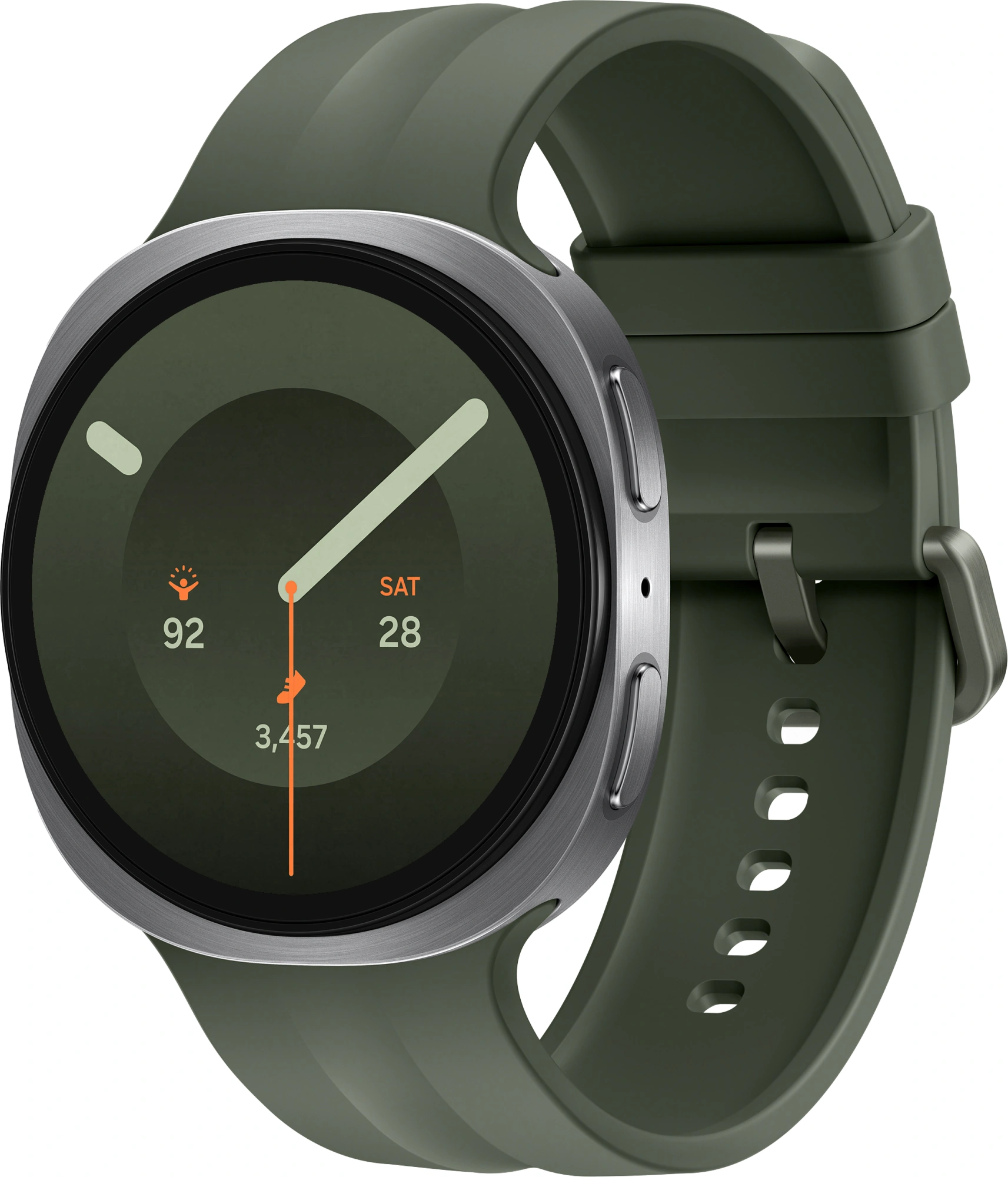 Смарт-часы Samsung Galaxy Watch 9 LTE Watch 9 44мм 1.5" Super AMOLED корп.серебристый рем.серебристый (SM-L355FZSACAU)