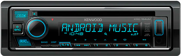 Автомагнитола Kenwood KDC-154UM 1DIN 4x50Вт