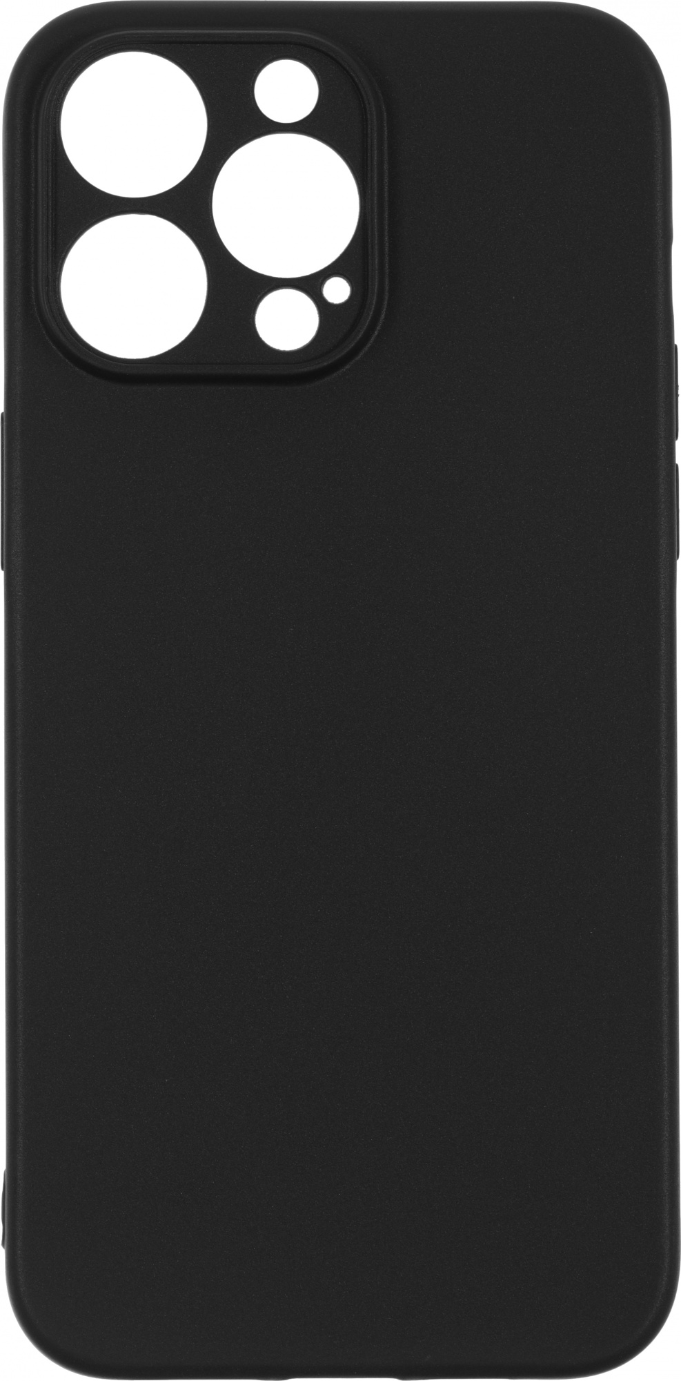 Чехол (клип-кейс) BoraSCO для Apple iPhone 15 Pro Max Silicone Case черный (72415)