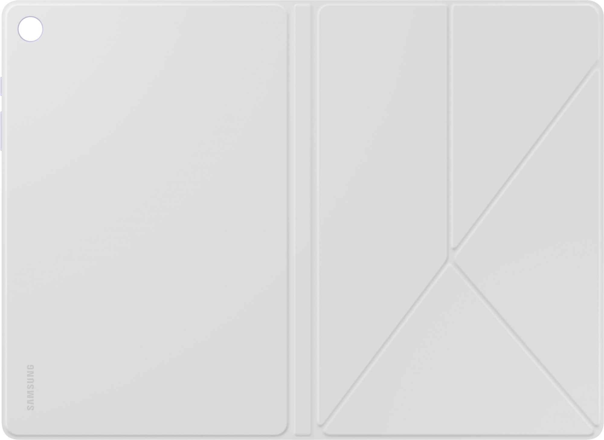 Чехол Samsung для Samsung Galaxy Tab A9+ Book Cover поликарбонат белый (EF-BX210TWEGRU)