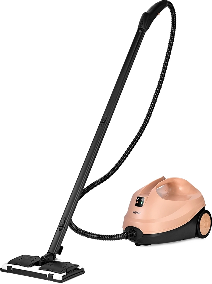 Пароочиститель напольный Kitfort КТ-9188 2000Вт бежевый/черный