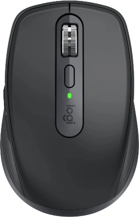 Мышь Logitech MX Anywhere 3S графитовый оптическая 8000dpi silent беспров. BT/Radio USB для ноутбука 5but (910-006935)