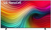 Телевизор LED LG 86" 86NANO81A6A.ARUG черный 4K Ultra HD 60Hz DVB-T DVB-T2 DVB-C DVB-S DVB-S2 USB WiFi Smart TV