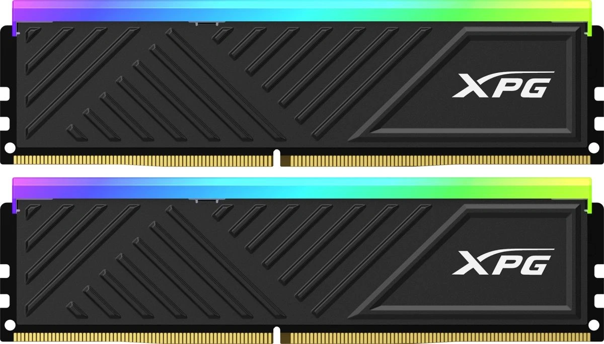 Память DDR4 2x8GB 3200MHz A-Data AX4U32008G16A-DTBKD35G XPG Spectrix D35G RGB RTL Gaming PC4-25600 CL16 DIMM 288-pin 1.35В single rank с радиатором Ret