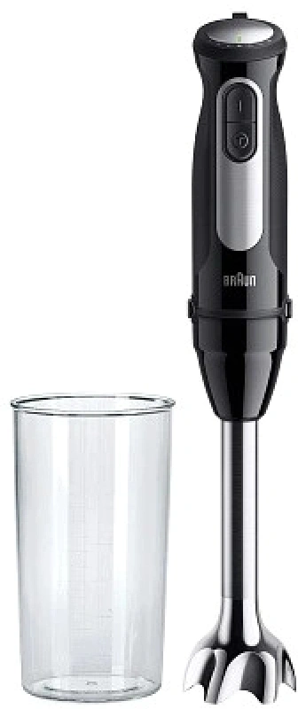 Блендер погружной Braun MultiQuick 5 Pro MQ55001MBK 1000Вт черный/серебристый