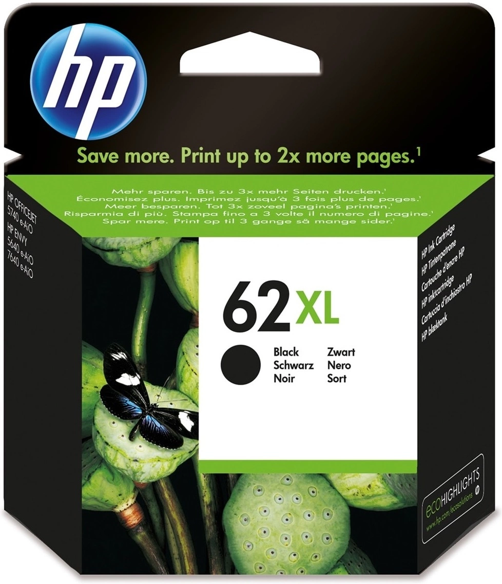 Картридж струйный HP 62XL C2P05AE черный (600стр.) для HP HP OfficeJet 200