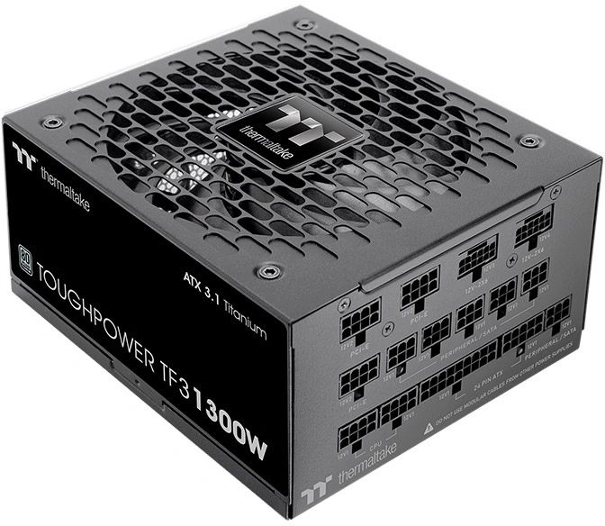 Блок питания Thermaltake ATX 1300W Toughpower TF1300 80+ titanium 24pin APFC 140mm fan 16xSATA Cab Manag RTL