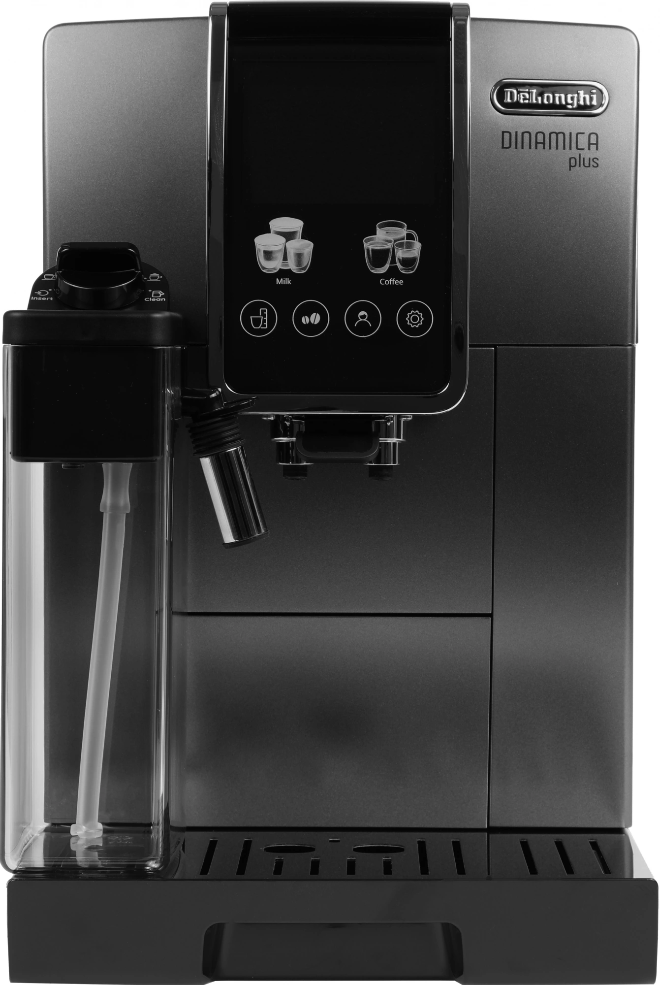 Кофемашина Delonghi Dinamica Plus ECAM380.95.TB 1450Вт черный/серый