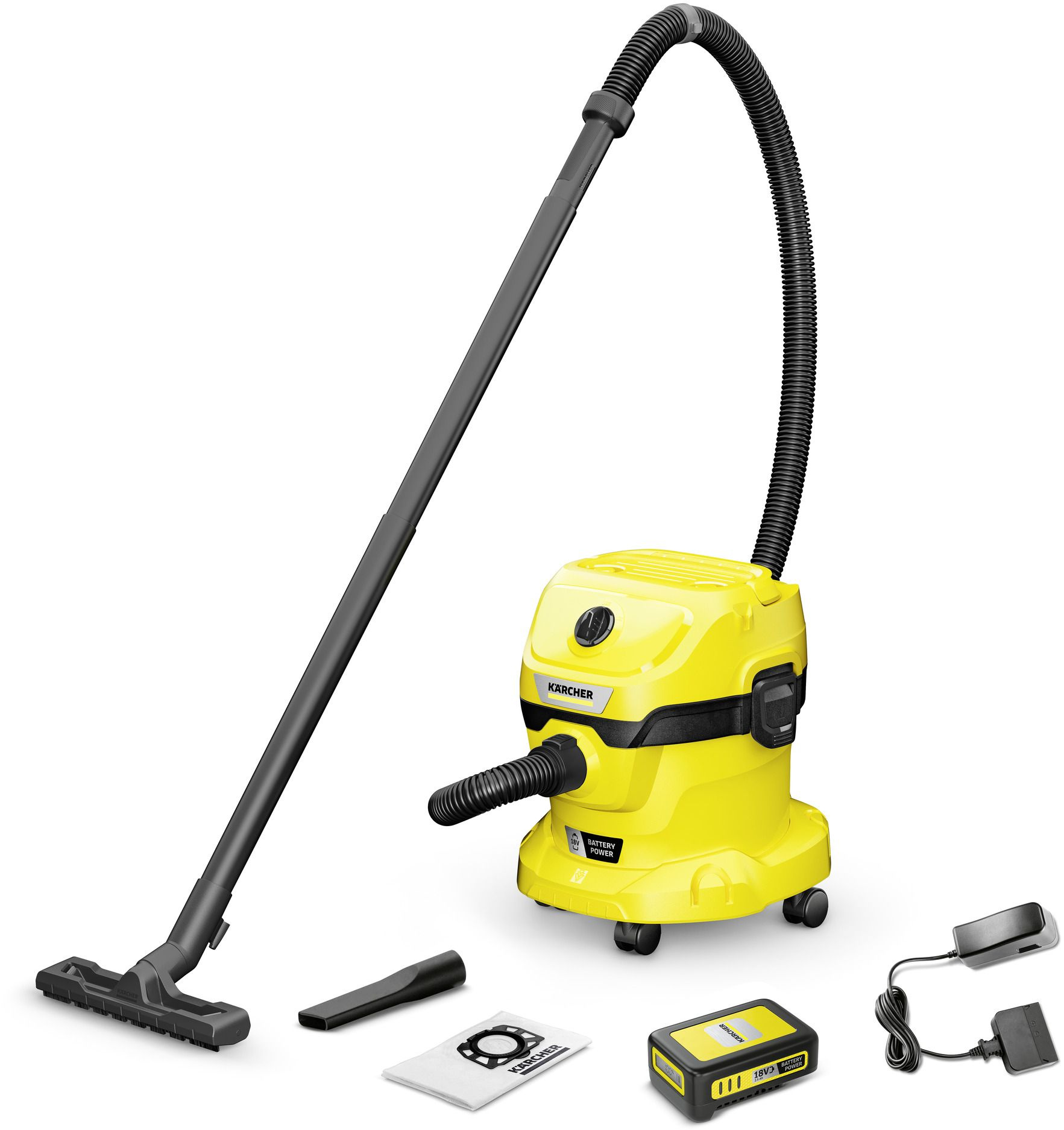 Строительный пылесос Karcher WD 2-18