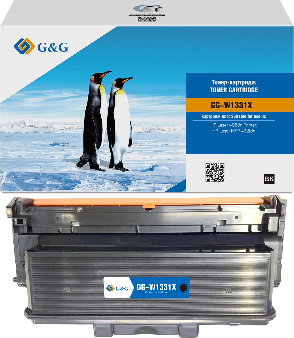 Картридж лазерный G&G GG-W1331X W1331X черный (15000стр.) для HP Laser 408dn/MFP 432fdn