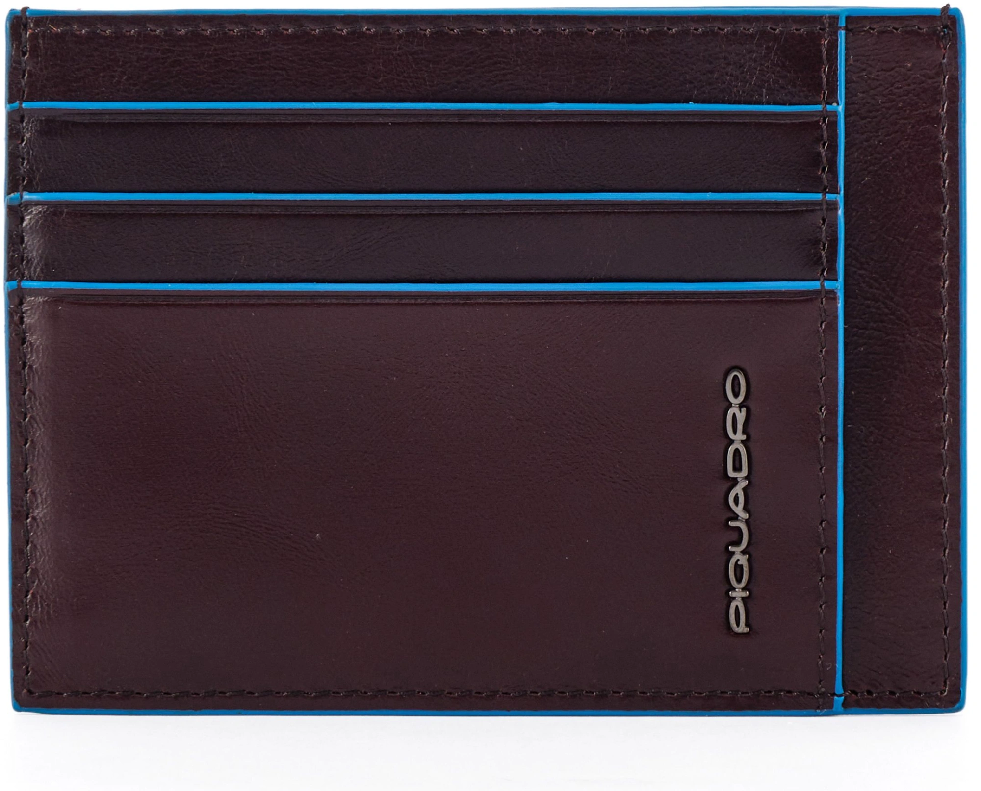 Чехол для кредитных карт Piquadro Blue Square PP2762B2R/MO коричневый натур.кожа