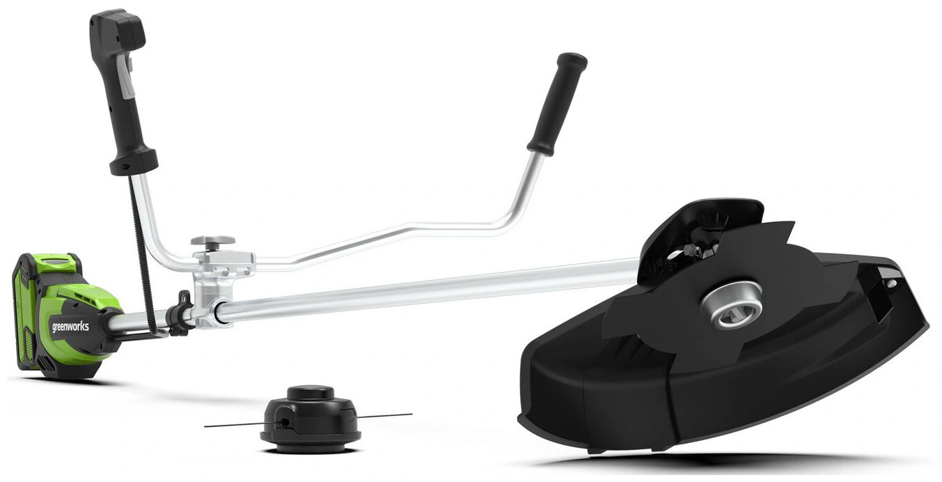 Триммер электрический Greenworks GD40BCB аккум. разбор.штан. реж.эл.:леска/нож