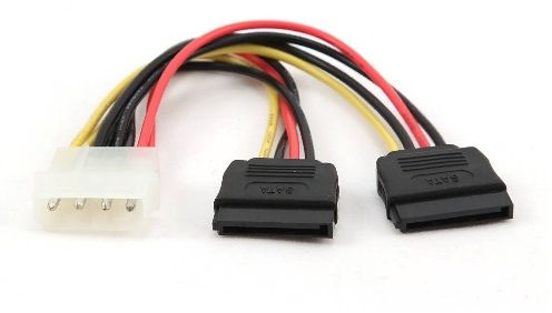 Кабель Premier 6-096-SATA-PSY Molex 8981 SATA SATA 0.15м (пакет)