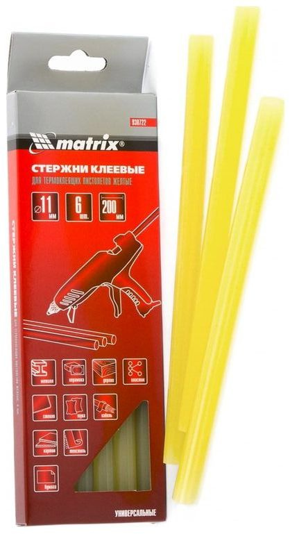 Клеевые стержни для клеевого пистолета Matrix 930722