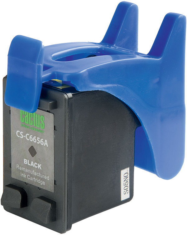 Картридж струйный Cactus CS-C6656A №56 черный (20мл) для HP 450/5145/5150/5151/5550/5552/5650/5652/5655/585 с чипом