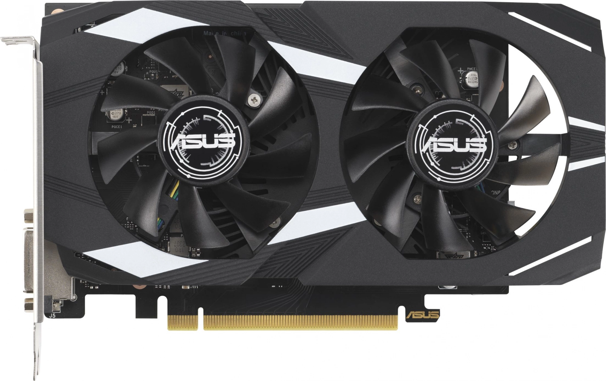 Видеокарта Asus PCI-E 4.0 DUAL-RTX3050-O6G NVIDIA GeForce RTX 3050 6Gb 96bit GDDR6 1507/14000 DVIx1 HDMIx1 DPx1 HDCP Ret