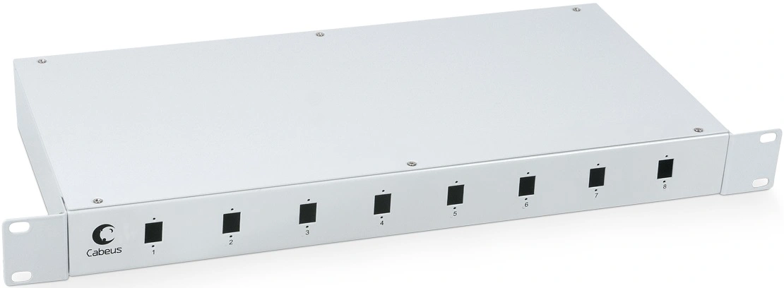 Кросс CabeusFO-19-8SC 1U 8xSC/LC дупл.