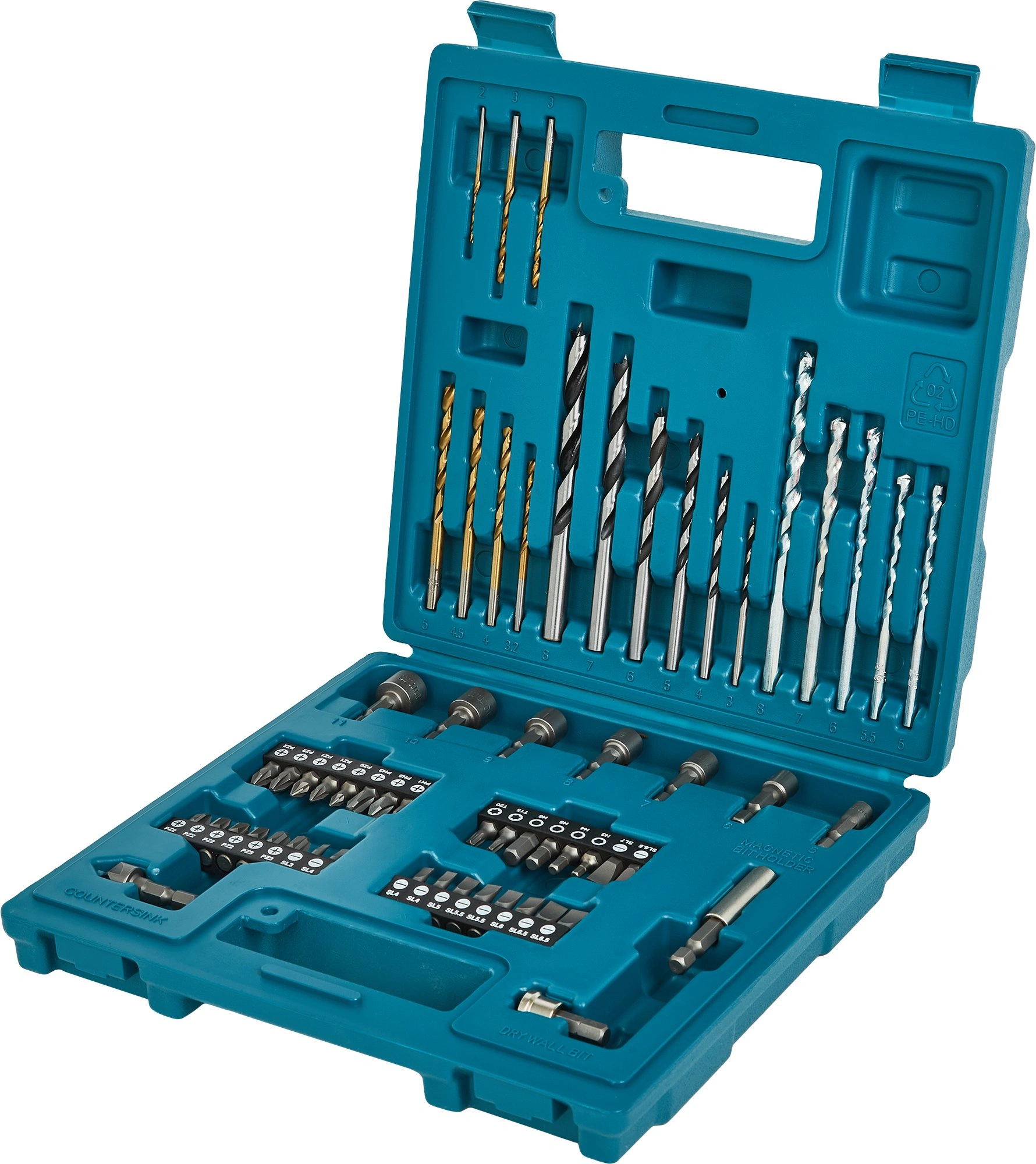 Набор оснастки Makita E-11829 универсал. (60пред.) для шуруповертов/дрелей