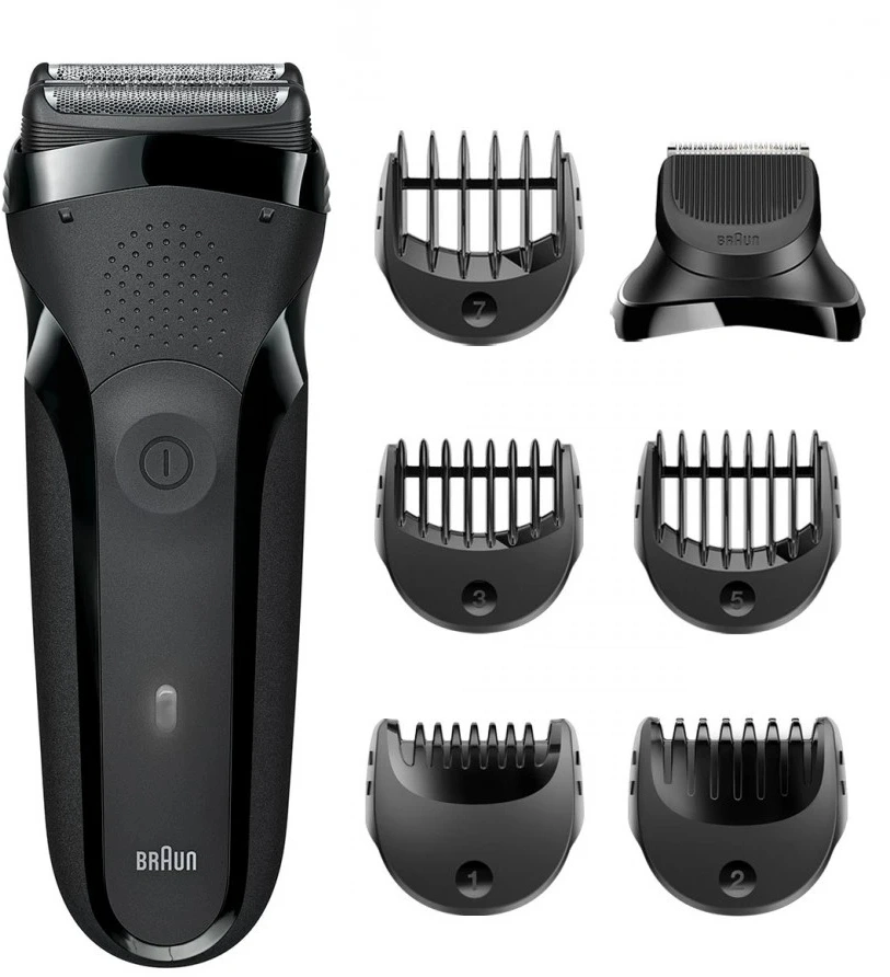 Бритва сетчатая Braun Series 3 300BT реж.эл.:2 питан.:аккум. черный