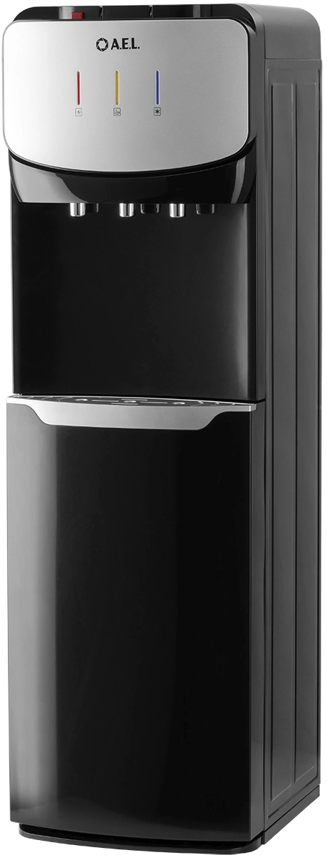 Кулер AEL LD-AEL-819a напольный электронный черный/серебристый