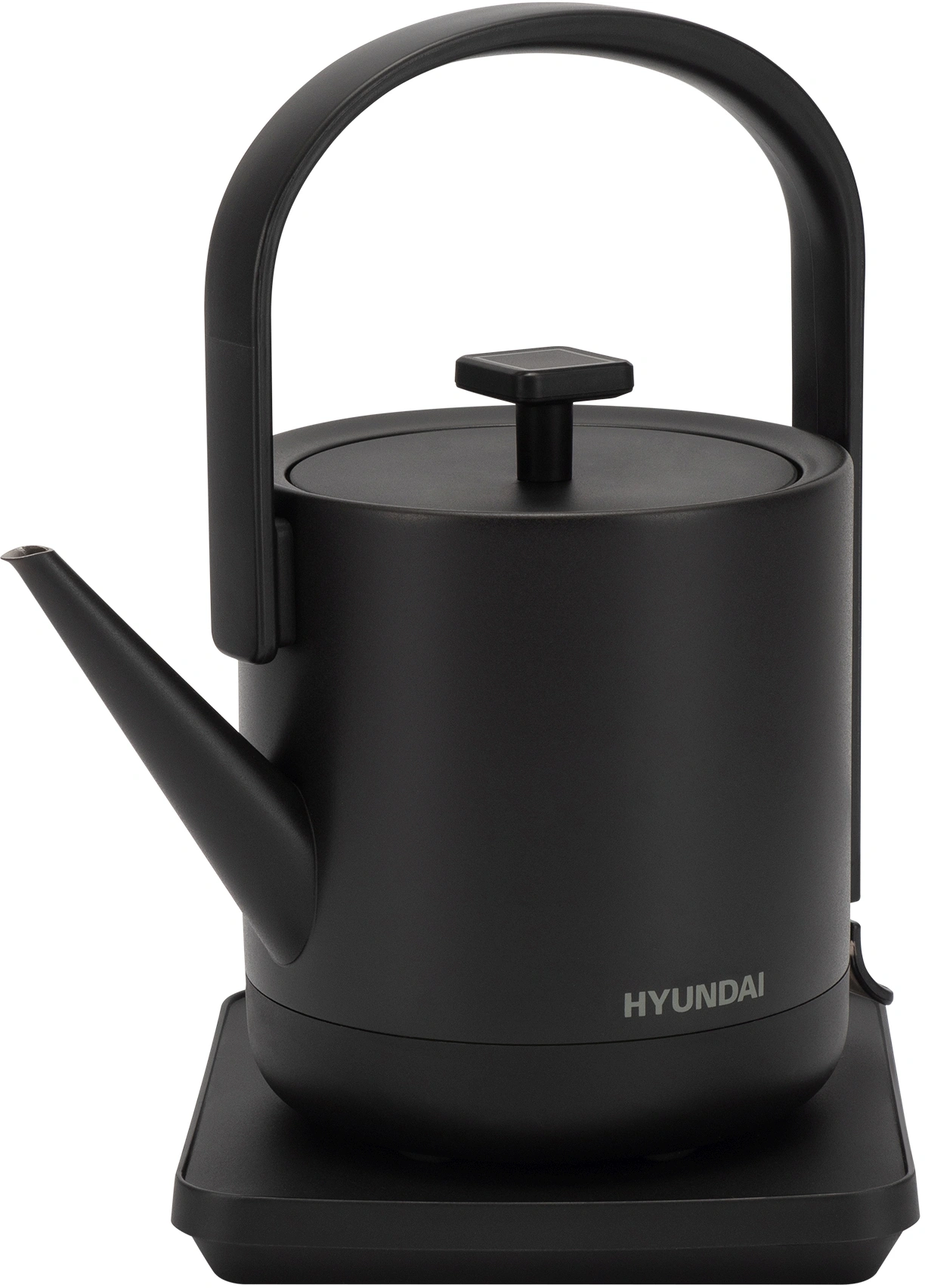 Чайник электрический Hyundai HYK-S2507 0.7л. 1000Вт черный корпус: металл