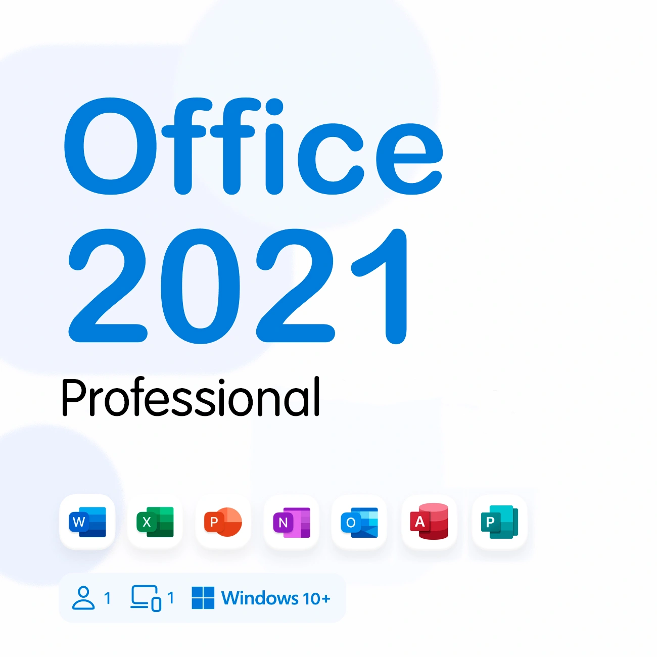 Ключ активации Microsoft Office профессиональный 2021 Все языки (269-17192-EFT)