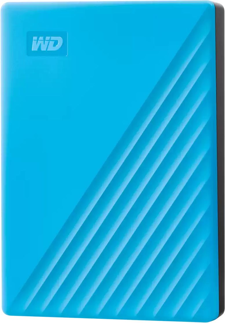 Жесткий диск WD USB3.2 Gen1 2TB WDBYVG0020BBL-WESN My Passport 2.5" голубой