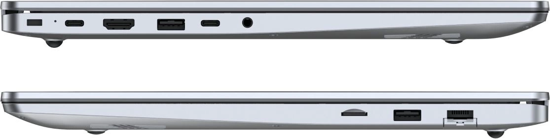 Ноутбук Tecno MegaBook K16SDA Ryzen 5 7430U 16Gb SSD1Tb AMD Radeon Graphics 16" IPS WUXGA (1920x1200) Windows 11 Home silver WiFi BT Cam 6060mAh (71003300344)