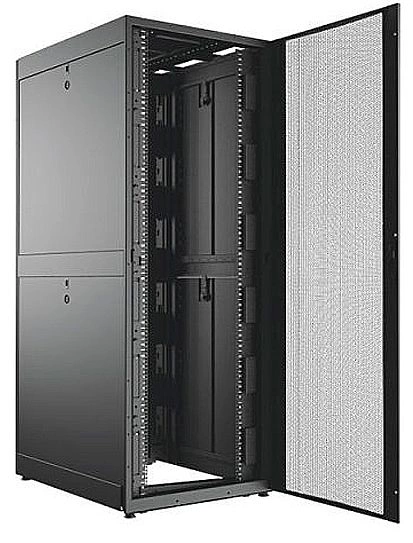 Шкаф коммутационный C3 Solutions (C3.RF4205) напольный 42U 750x1200мм пер.дв.перфор. задн.дв.перфор.2-хст. 2 бок.пан. направл.под закл.гайки 1400кг черный 1982мм сталь