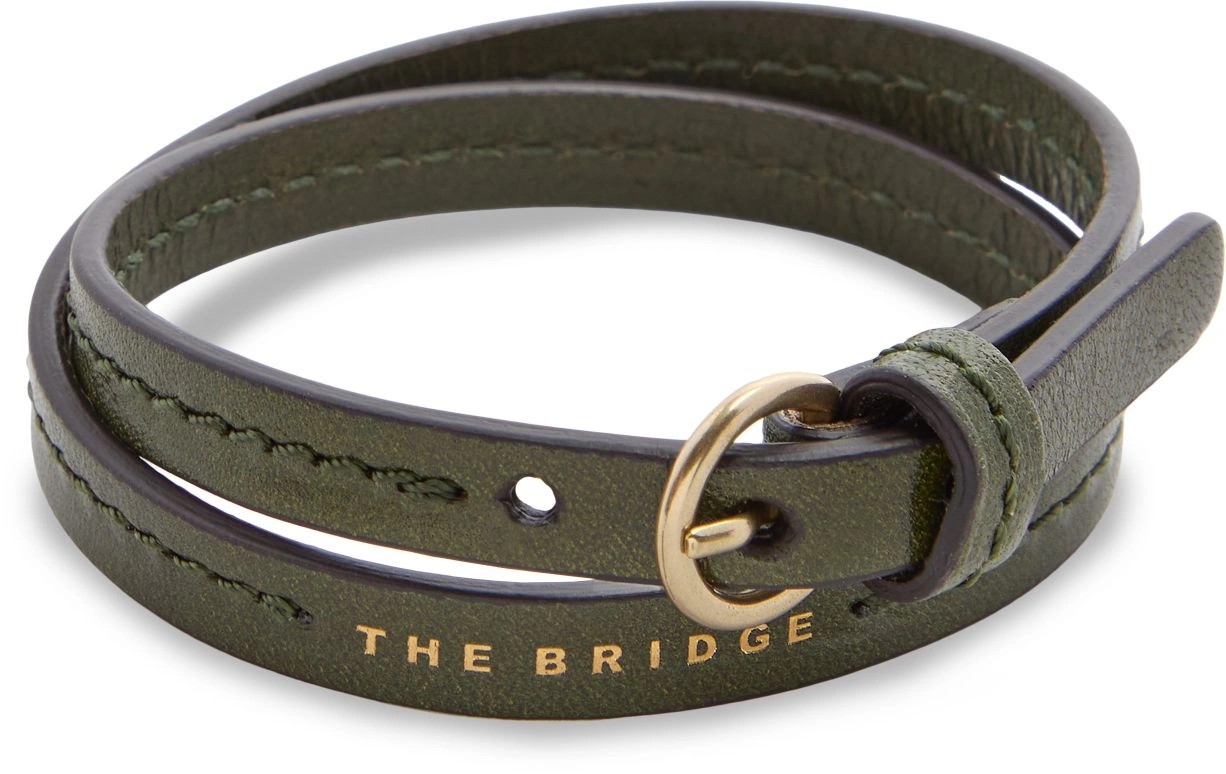 Браслет The Bridge (09841601/00C) темно-зеленый натуральная кожа