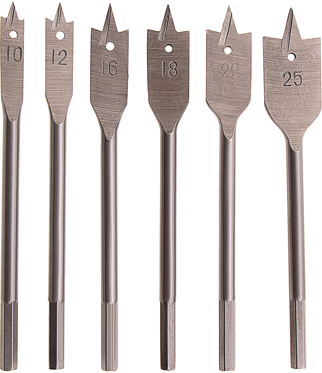 Набор сверл Sparta 704055 по дереву (6пред.) для дрелей