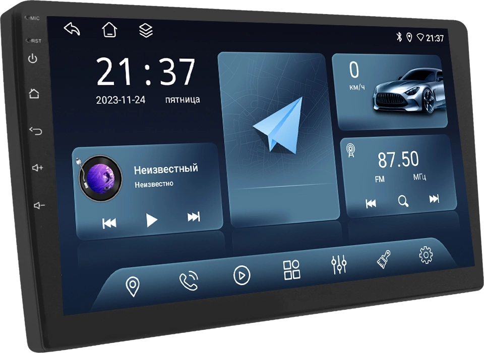 Автомагнитола ACV AD-9002 DSP 2DIN 4x50Вт v5.0 USB 2.0 AUX 4096Mb DSP Android 13 9" WiFi 4G 2.5 RDS (43224)