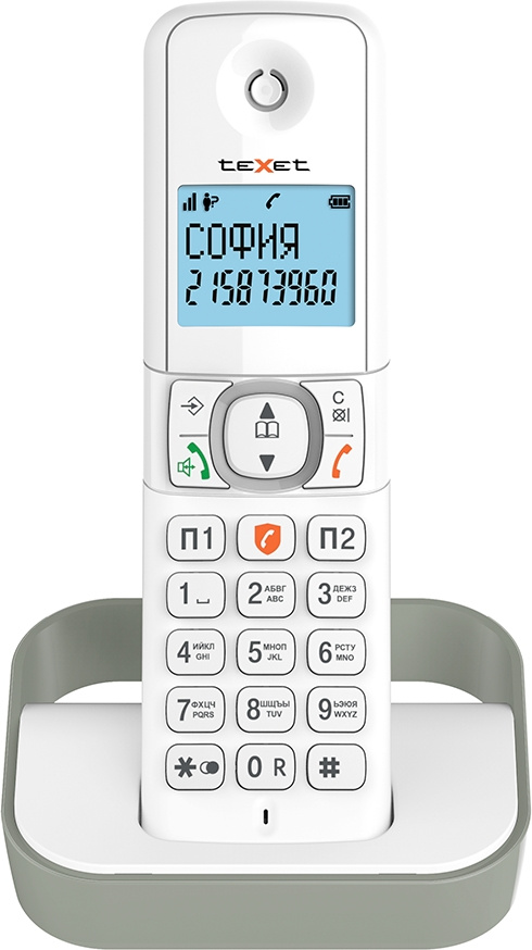 Р/Телефон Dect Texet TX-D5605A белый АОН