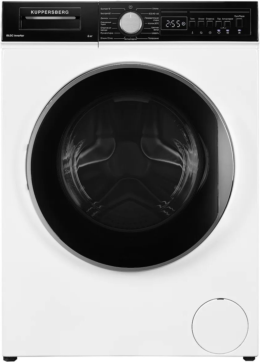 Стиральная машина Kuppersberg WM 410 W класс: A+++ загр.фронтальная макс.:6кг белый инвертор