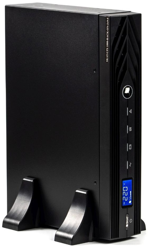 Источник бесперебойного питания Бастион 1000-Rack-On-2x9-E 900Вт 1000ВА черный