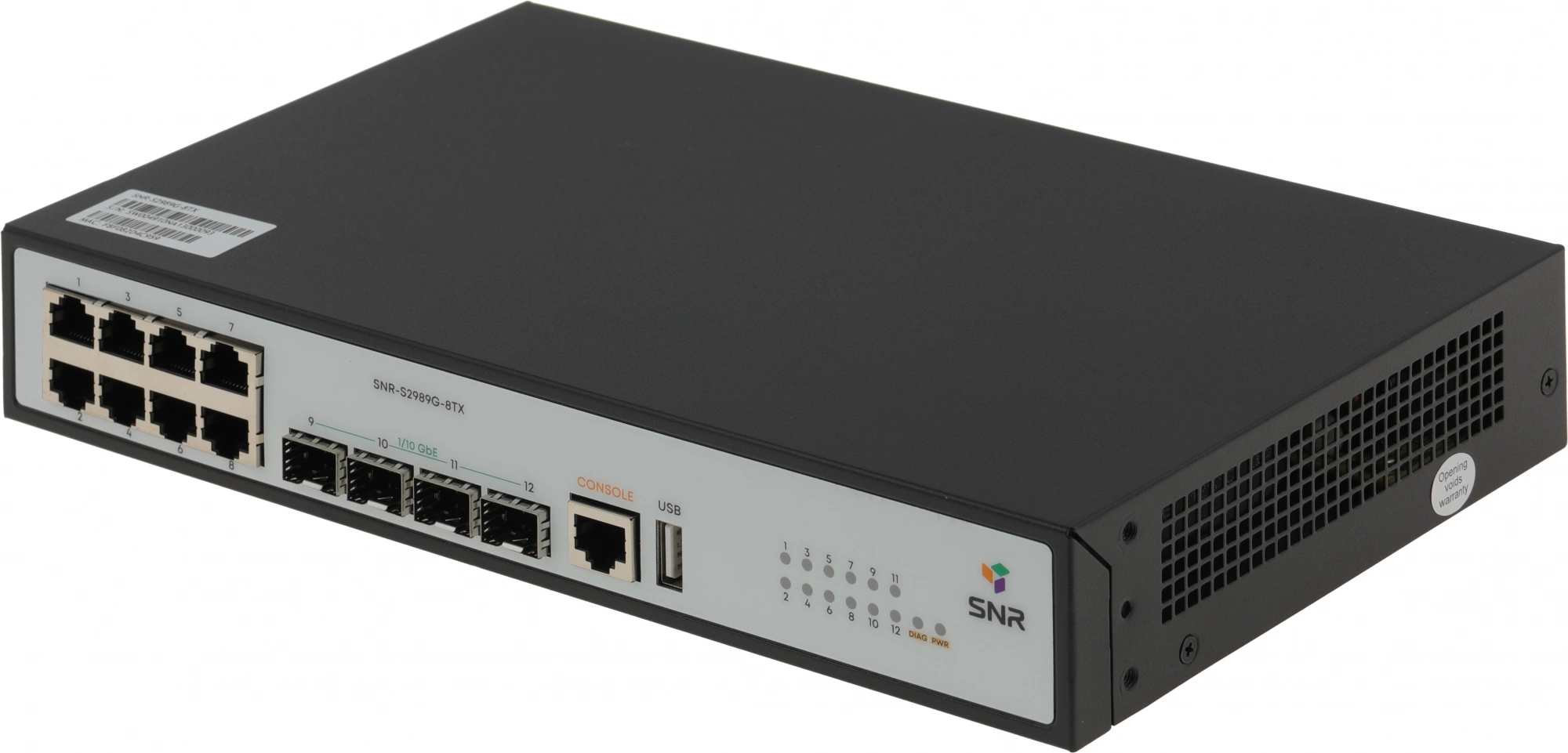Коммутатор SNR SNR-S2989G-8TX (L2+) 4SFP+ управляемый