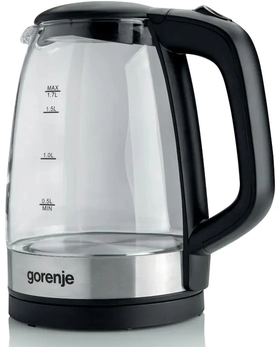 Чайник электрический Gorenje K17BKS 1.7л. 2200Вт черный корпус: металл