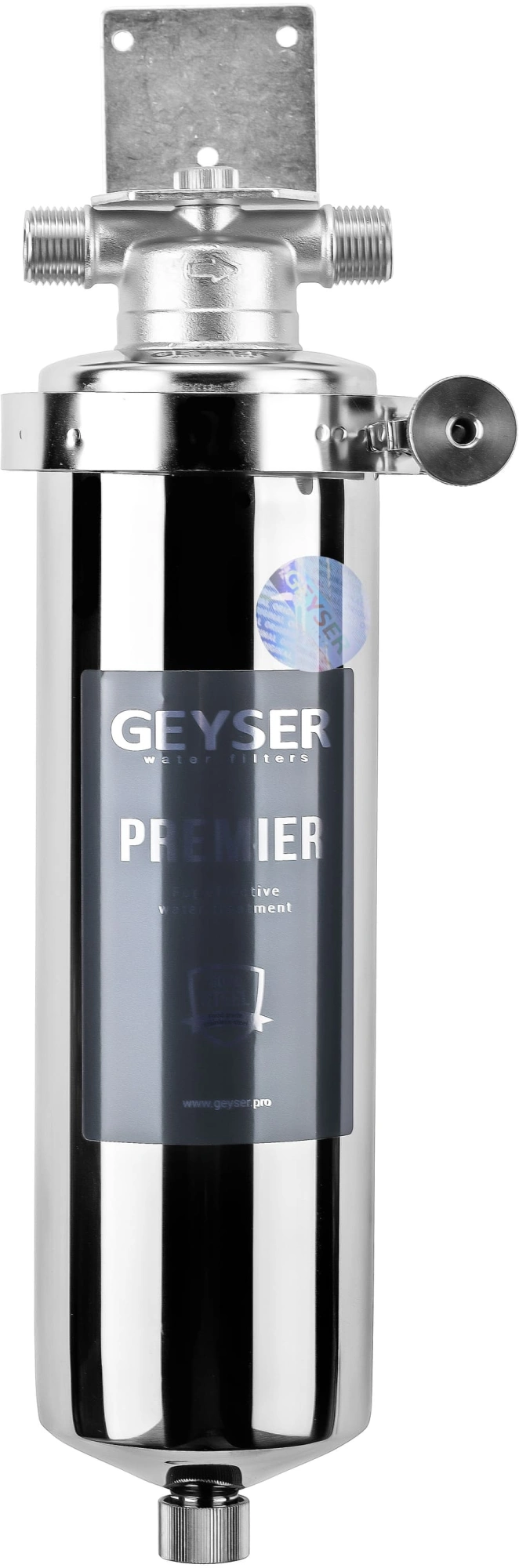 Корпус Гейзер Премьер 10SL 1/2 серебристый