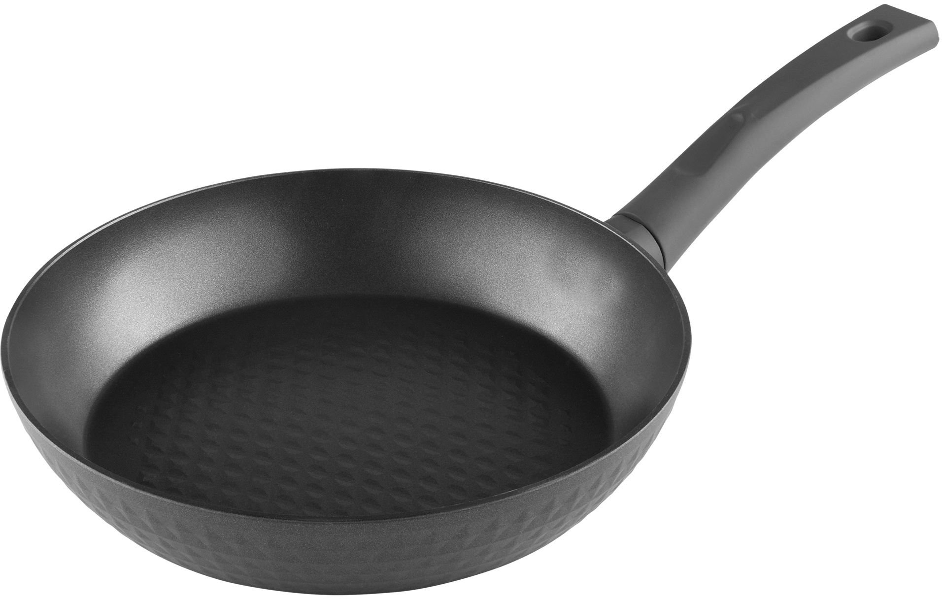 Сковорода Polaris Kontur 20F круглая 20см покрытие: Pfluon ручка несъемная (без крышки) черный (015085)