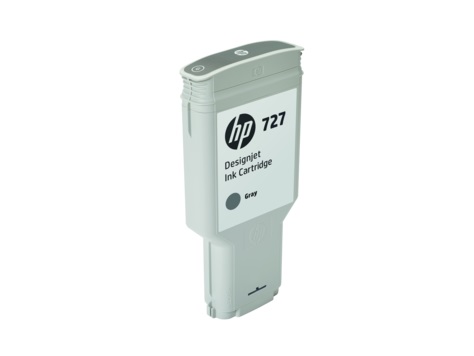 Картридж струйный HP 727 F9J80A серый (300мл) для HP DJ T1500/T1530/T2530/T920/T930