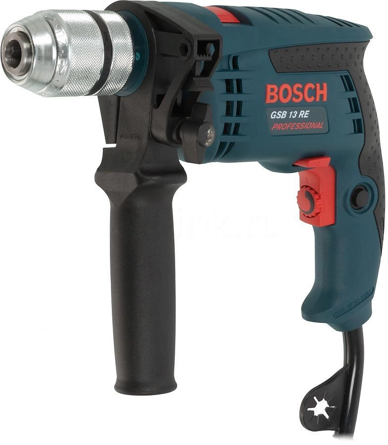 Дрель ударная Bosch GSB 13 RE Professional 600Вт патрон:быстрозажимной реверс (0601217100)